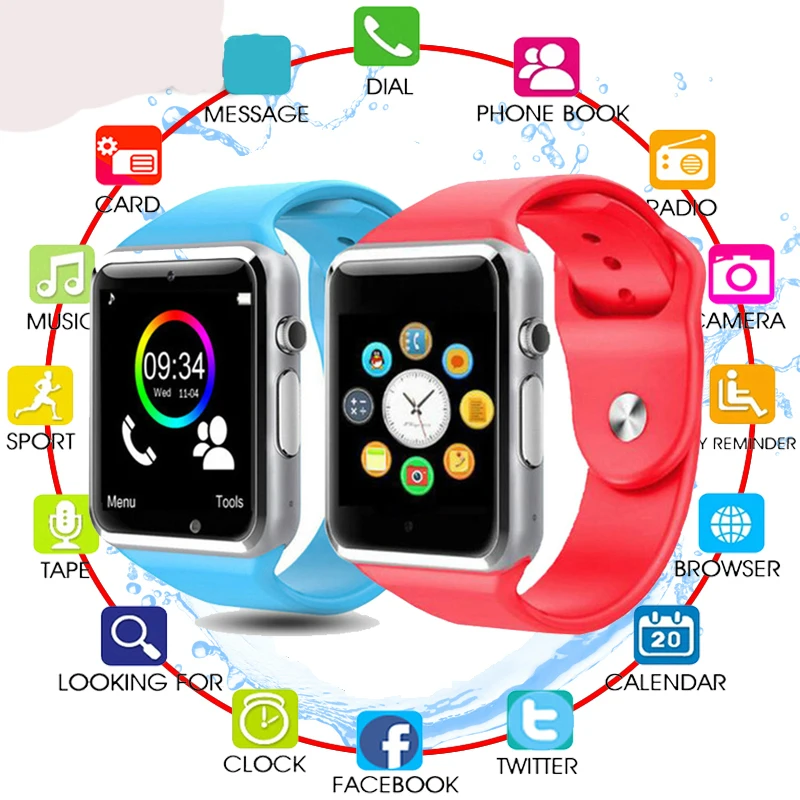 Smart Watch For Children Kids Baby Men Women Phone 2G Sim Card Dail Call Touch Screen Waterproof Clock Smartwatches | Электроника