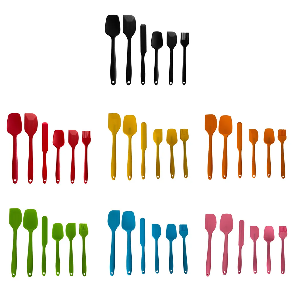 6PC Silicone Spatula Oil Brush Baking Spatula Set Cream Spatula Kitchen Cooking Utensils For Bakeware Cake Tools
6PC Silicone Spatula Oil Brush Baking Spatula Set Cream Spatula Kitchen Cooking Utensils For Bakeware Cake Tools