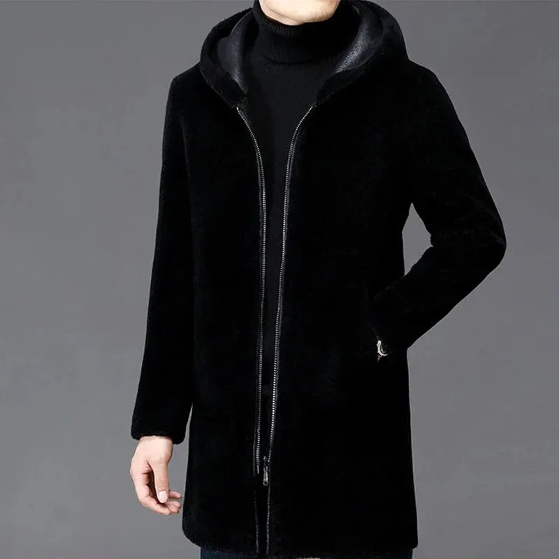 New 2021 Winter Genuine Sheepskin Fur Jacket for Men Male Thick Warm Sheep Shearling Coat Hooded Real Wool Fur Outerwear B390
New 2021 Winter Genuine Sheepskin Fur Jacket for Men Male Thick Warm Sheep Shearling Coat Hooded Real Wool Fur Outerwear B390