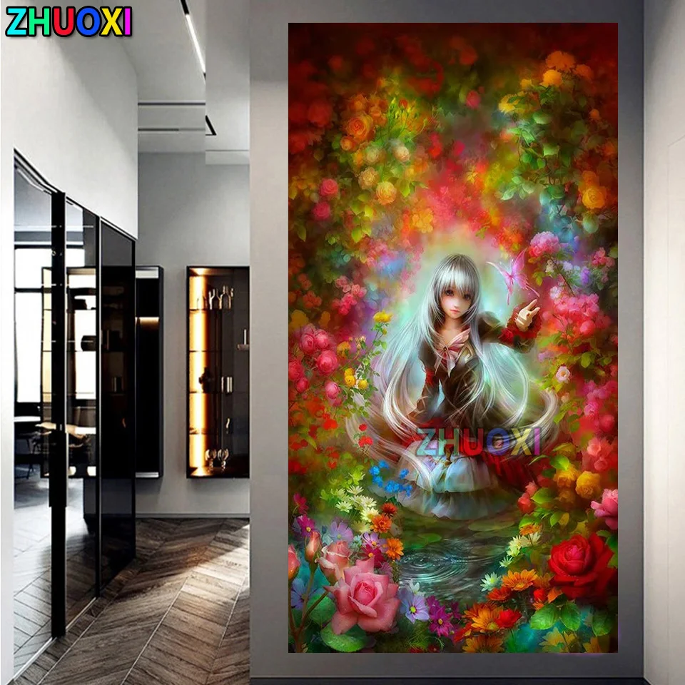 New Year Gift,Diamond Embroidery Princess girl dream rose garden 5D Diamond Painting Full Square drill Mosaic Diamond Mazayka 
New Year Gift,Diamond Embroidery Princess girl dream rose garden 5D Diamond Painting Full Square drill Mosaic Diamond Mazayka
