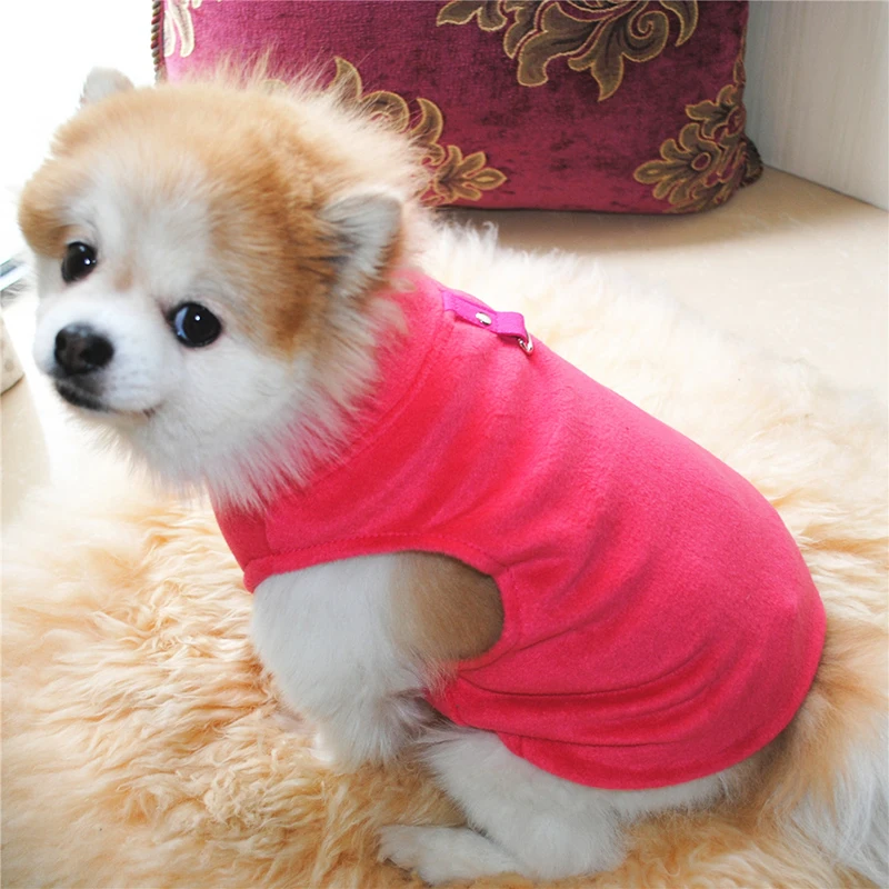 Dog Vest Soft Fleece Clothes for Small Dogs Solid Candy Color Dog Tshirt With Dog Harness Leash D-Ring Pug Yorks Coat
Dog Vest Soft Fleece Clothes for Small Dogs Solid Candy Color Dog Tshirt With Dog Harness Leash D-Ring Pug Yorks Coat