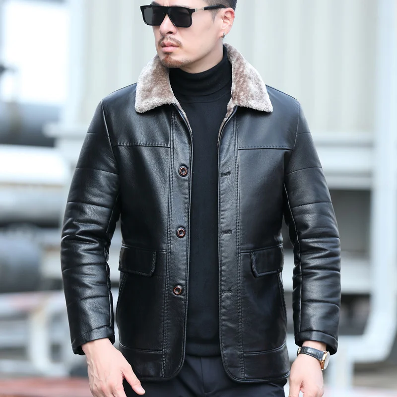 Winter New Mens Clothing Sheep Natural Leather Long Sleeve Oversize Meth Casual Slim Fit Warm Travel Coats Down Jacket Man Parka
Winter New Mens Clothing Sheep Natural Leather Long Sleeve Oversize Meth Casual Slim Fit Warm Travel Coats Down Jacket Man Parka