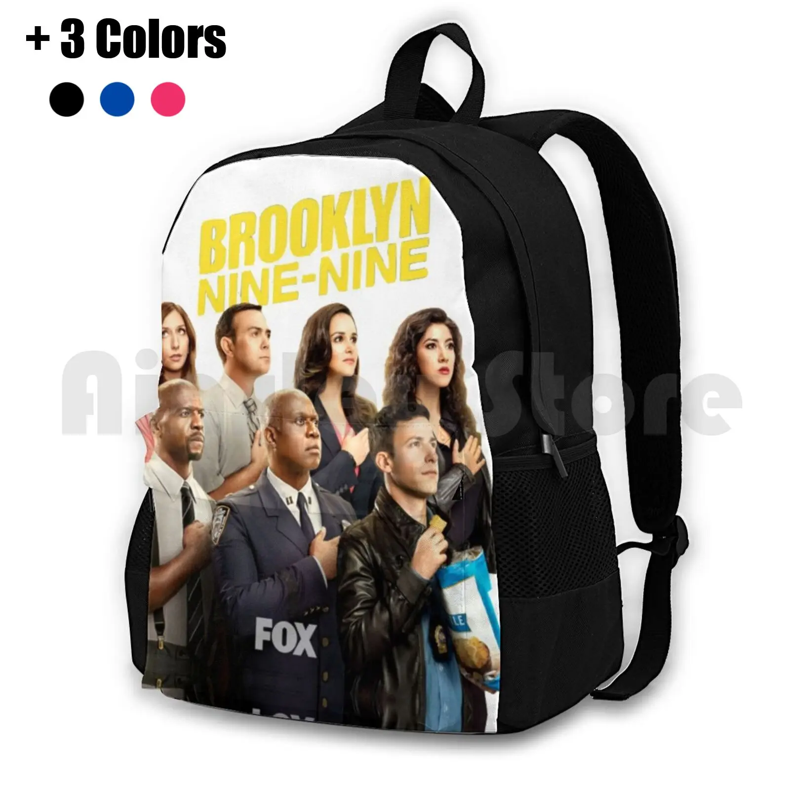 

Nine Nine! Outdoor Hiking Backpack Riding Climbing Sports Bag Brooklyn Nine Nine Fox Nine Nine Nbc Tv Andy Samberg Sitcom Funny