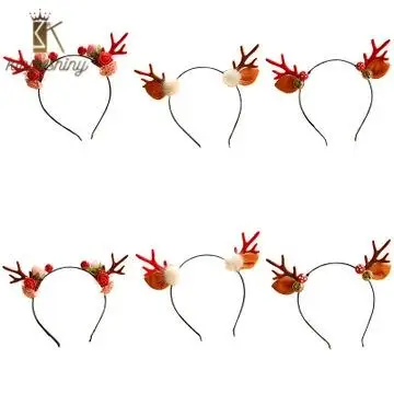 Lovely Santa Elk Horn Christmas Headband for Girls Elegant Artificial Flower Xmas Decoration Hairband Christmas Gifts for Woman
Lovely Santa Elk Horn Christmas Headband for Girls Elegant Artificial Flower Xmas Decoration Hairband Christmas Gifts for Woman