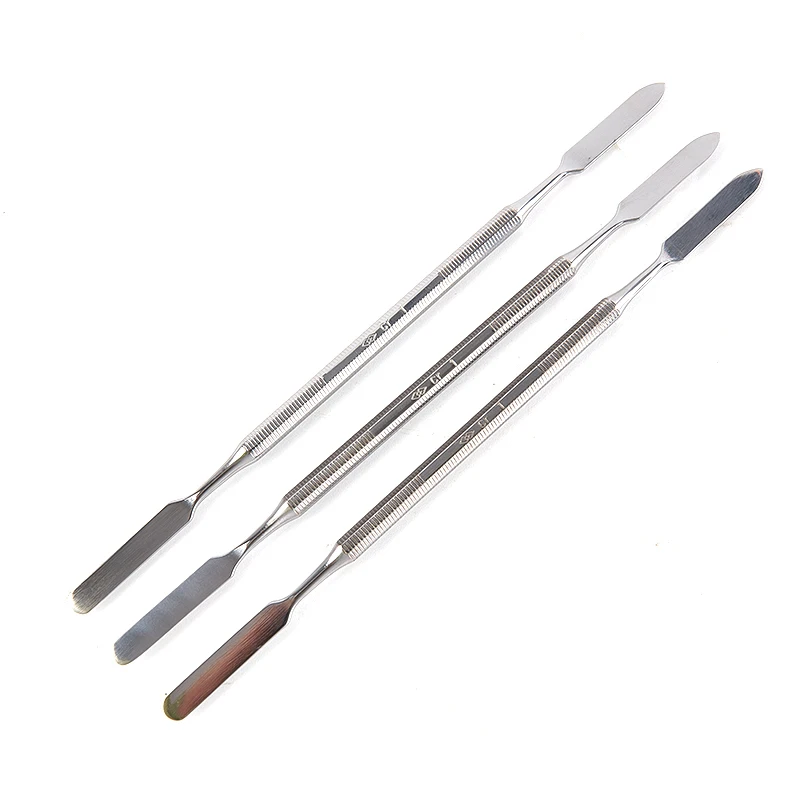 3pc Dental Stainless Steel Mixing Spatula Tool Spatuler Rod Dental Nail Art Makeup Foundation Eyeshadow Mixing Stick Color Tools
3pc Dental Stainless Steel Mixing Spatula Tool Spatuler Rod Dental Nail Art Makeup Foundation Eyeshadow Mixing Stick Color Tools