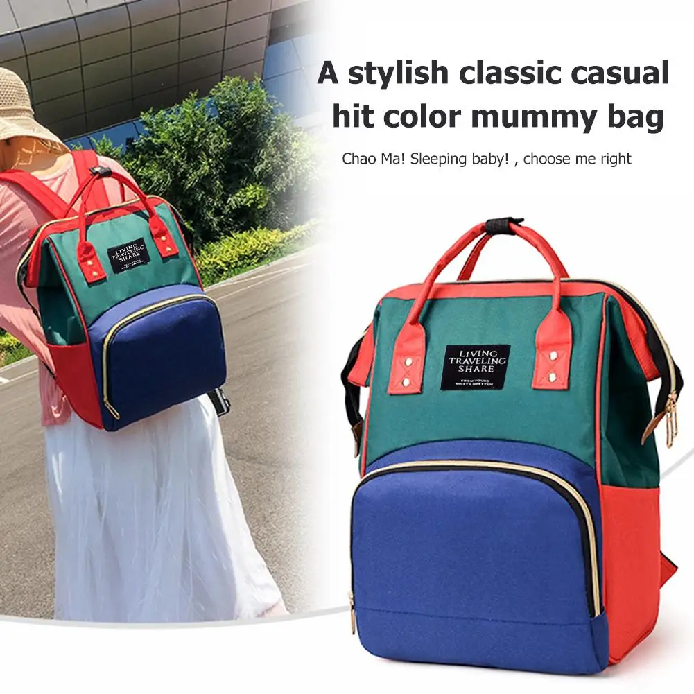 Insulation Milk Warehouse Waterproof Wear-Resistant Classic Color Contrast Diaper Bag Adjustable Shoulder Strap Backpack
Insulation Milk Warehouse Waterproof Wear-Resistant Classic Color Contrast Diaper Bag Adjustable Shoulder Strap Backpack