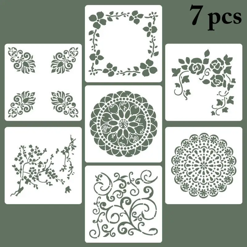 7 PCS Cake Mold DIY Mandala Dessert Cake Stencil Household Chocolate Muffin Pastry Decoration Supplies Kitchen Cake Tool Sets
7 PCS Cake Mold DIY Mandala Dessert Cake Stencil Household Chocolate Muffin Pastry Decoration Supplies Kitchen Cake Tool Sets