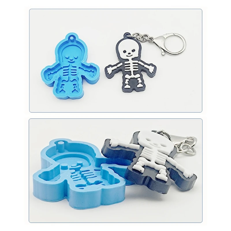 Ghost Keychain Epoxy Resin Mold Earrings Pendant Silicone Mould DIY Crafts Jewelry Necklace Casting Tools
Ghost Keychain Epoxy Resin Mold Earrings Pendant Silicone Mould DIY Crafts Jewelry Necklace Casting Tools