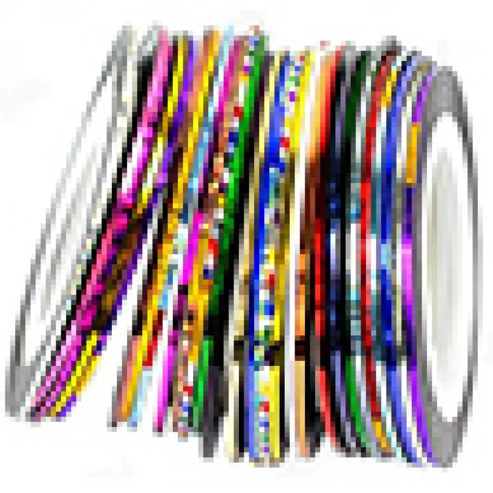 10 Color 20m/Rolls Fashion Stickers For Nail Art UV Gel Tips Striping Tape Line Nail Sticker DIY Decorations Manicure Tools
10 Color 20m/Rolls Fashion Stickers For Nail Art UV Gel Tips Striping Tape Line Nail Sticker DIY Decorations Manicure Tools