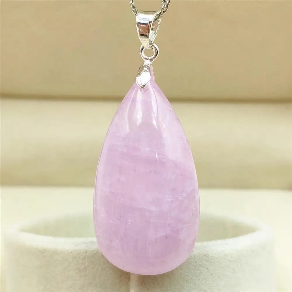 Purple Natural Kunzite Quartz Pendant Cat Eye 35x19x10mm Water Drop Men Women Gemstone Necklace Jewelry AAAAA
Purple Natural Kunzite Quartz Pendant Cat Eye 35x19x10mm Water Drop Men Women Gemstone Necklace Jewelry AAAAA