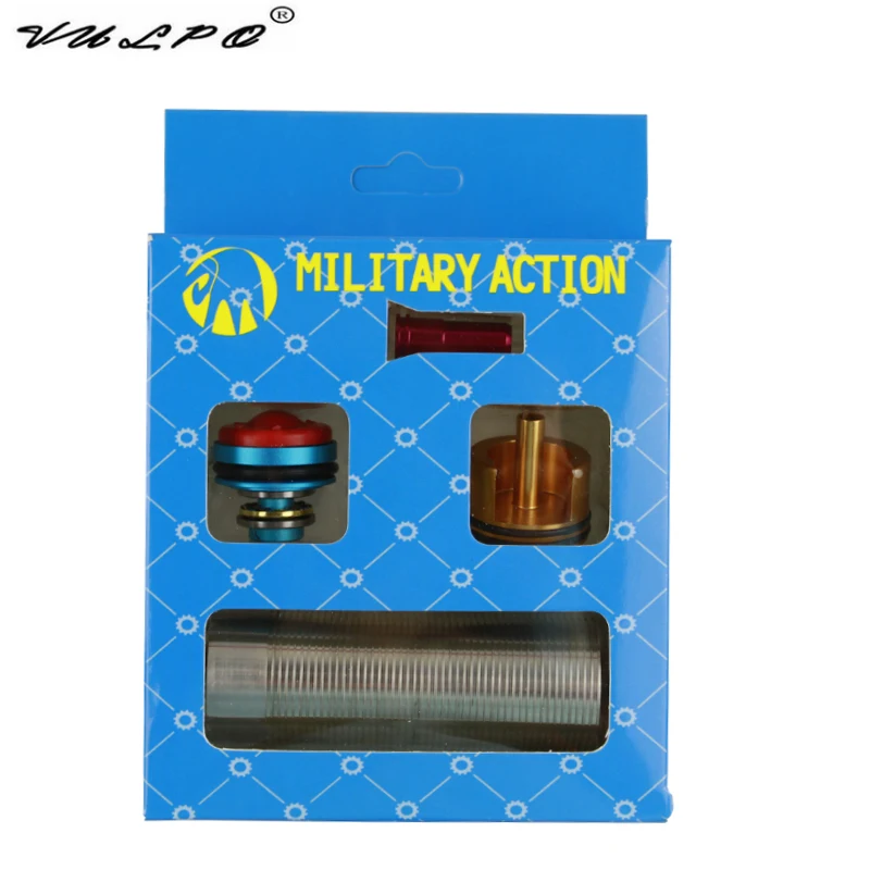 VULPO Hunting Accessories Cylinder/Cylinder head/Piston Head/Nozzle Kit For M4 Series Airsoft AEG
VULPO Hunting Accessories Cylinder/Cylinder head/Piston Head/Nozzle Kit For M4 Series Airsoft AEG