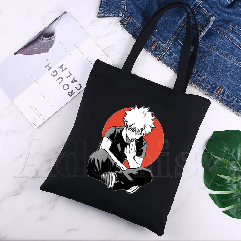 Boku No My Hero Academia Bakugou Himiko Toga Anime Handbags Shoulder Bags Casual Shopping Women Elegant Canvas Bag Black
Boku No My Hero Academia Bakugou Himiko Toga Anime Handbags Shoulder Bags Casual Shopping Women Elegant Canvas Bag Black
