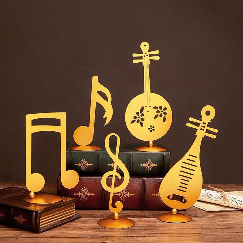 Mini Musical Note Model Figurine Luxury Golden Instrument Lute Art Statuette Wrought Iron Home Decor Creative Metal Crafts
Mini Musical Note Model Figurine Luxury Golden Instrument Lute Art Statuette Wrought Iron Home Decor Creative Metal Crafts