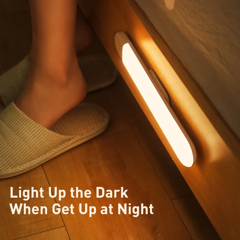 Baseus Under Cabinet Light PIR LED Motion Sensor Light Rechargeable Night Light LED Lamp For Wardrobe Kitchen Bedroom Closet
Baseus Under Cabinet Light PIR LED Motion Sensor Light Rechargeable Night Light LED Lamp For Wardrobe Kitchen Bedroom Closet