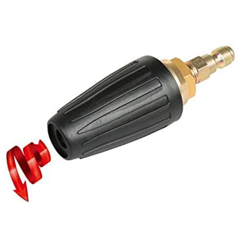 High Pressure Washer Rotary Turbine Nozzle 3600 PSI, 3.0 Hole, 3.0 GPM, with 1/4 inch Quick Connect Plug
High Pressure Washer Rotary Turbine Nozzle 3600 PSI, 3.0 Hole, 3.0 GPM, with 1/4 inch Quick Connect Plug
