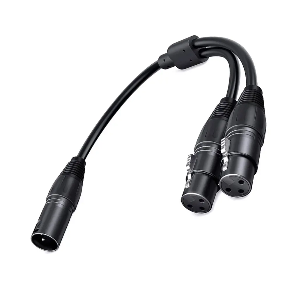 Splitter Cable Male To Dual Female Y-Splitter 3 Pin Balanced Microphone Cable XLR-M To Two XLR-F Connecting Line
Splitter Cable Male To Dual Female Y-Splitter 3 Pin Balanced Microphone Cable XLR-M To Two XLR-F Connecting Line