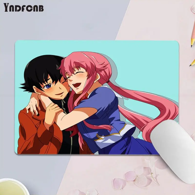 YNDFCNB Funny Mirai Nikki Customized MousePads Computer Laptop Anime Mouse Mat Smooth Writing Pad Desktops Mate gaming mouse pad