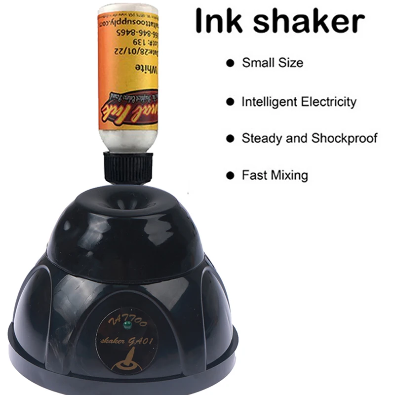 Electric Tattoo Machine Vortex Stirrer Ink Mixer Electric Orbital Tattoo Pigment Ink Shaking Nail Polish Liquid Bottle Shaker
Electric Tattoo Machine Vortex Stirrer Ink Mixer Electric Orbital Tattoo Pigment Ink Shaking Nail Polish Liquid Bottle Shaker