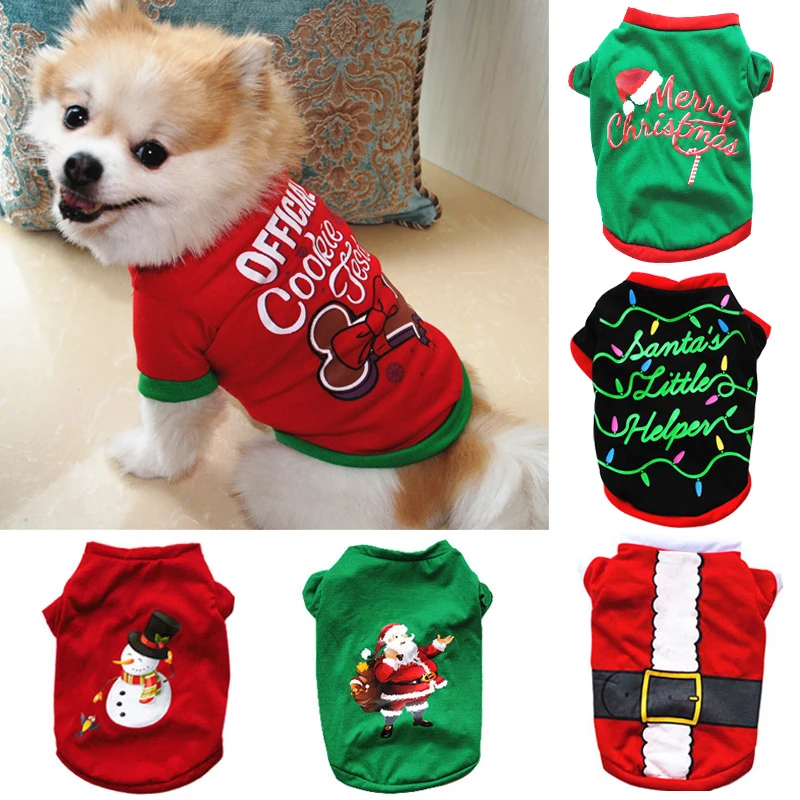 Christmas Cotton Pet Clothing Dog Clothes For Small Medium Dogs Vest Shirt New Year Puppy Dog Costume Chihuahua Pet Vest Shirt
Christmas Cotton Pet Clothing Dog Clothes For Small Medium Dogs Vest Shirt New Year Puppy Dog Costume Chihuahua Pet Vest Shirt