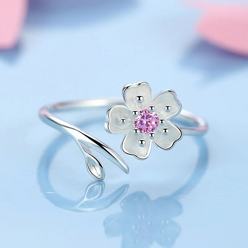 Trendy Jewelry Metal Ring Pink Crystal Flower Ring Hot Selling High Quality Zircon Delicate Design For Girl Lady Gifts
Trendy Jewelry Metal Ring Pink Crystal Flower Ring Hot Selling High Quality Zircon Delicate Design For Girl Lady Gifts