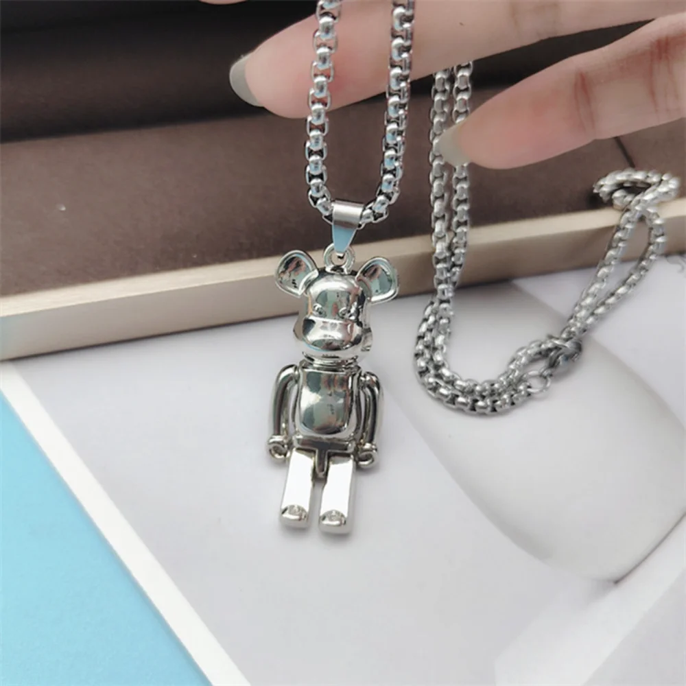 2021 Necklaces Violent Bear Pendant Hip Hop Fashion Jewelrys Ornaments Women's Wild Simple Long New Mens Sweater Chain Jewelry
2021 Necklaces Violent Bear Pendant Hip Hop Fashion Jewelrys Ornaments Women's Wild Simple Long New Mens Sweater Chain Jewelry