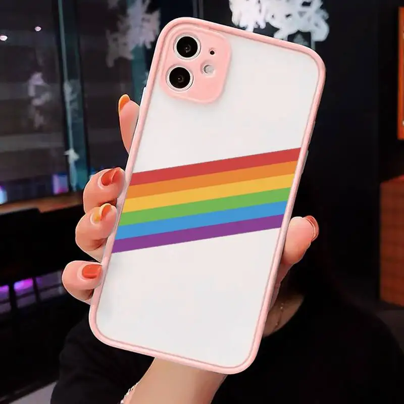 Rainbow colour pattern Customer Quality Phone Cases Matte For iPhone 12 Mini 11 Pro XR XS Max 7 8 Plus X Hard PC Back Cover
Rainbow colour pattern Customer Quality Phone Cases Matte For iPhone 12 Mini 11 Pro XR XS Max 7 8 Plus X Hard PC Back Cover
