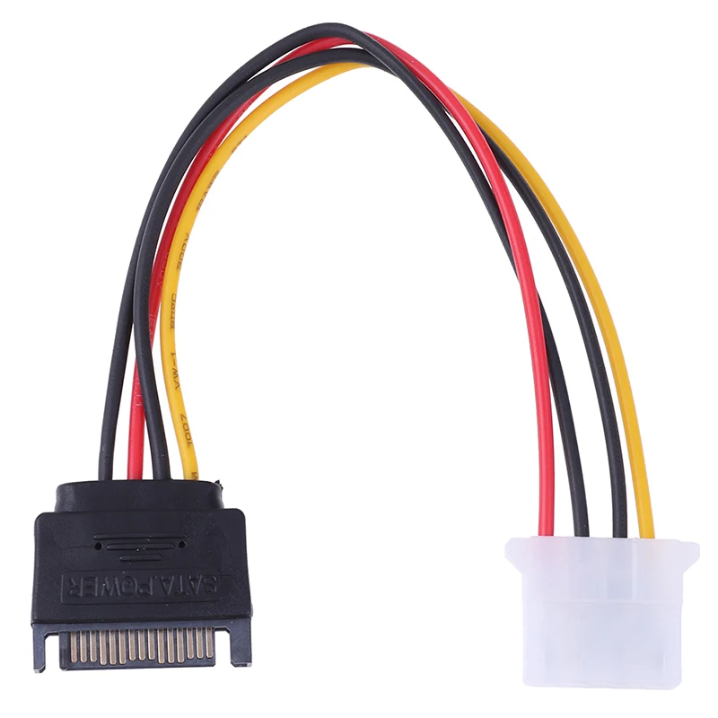 High Quality SATA TO IDE Power Cable 15 Pin SATA Male to Molex IDE 4 Pin Female Cable Adapter
High Quality SATA TO IDE Power Cable 15 Pin SATA Male to Molex IDE 4 Pin Female Cable Adapter