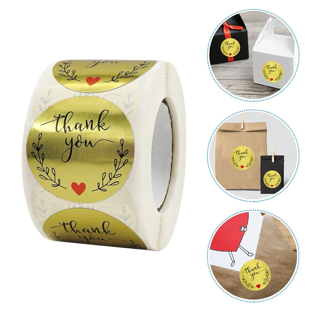 1 Roll of Thank You Paper Stickers Wedding Gift Decorative Stickers (Golden)
1 Roll of Thank You Paper Stickers Wedding Gift Decorative Stickers (Golden)