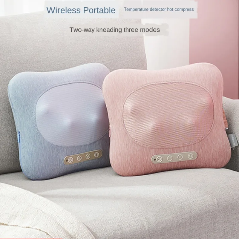 Multi-function whole body kneading massage pillow wireless convenient back waist cervical vertebra pad for office worker
Multi-function whole body kneading massage pillow wireless convenient back waist cervical vertebra pad for office worker