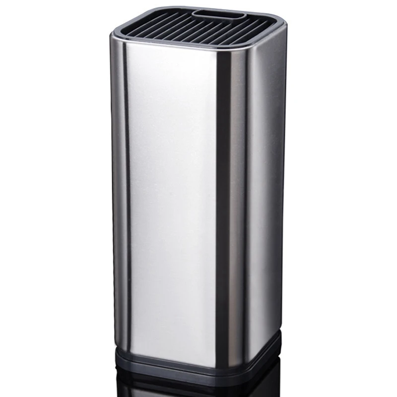 304 Stainless Steel Kitchen Stand Knife Holder with Drainer Storage Rack Accessories Tool Gadgets Cutlery Organizer Container
304 Stainless Steel Kitchen Stand Knife Holder with Drainer Storage Rack Accessories Tool Gadgets Cutlery Organizer Container