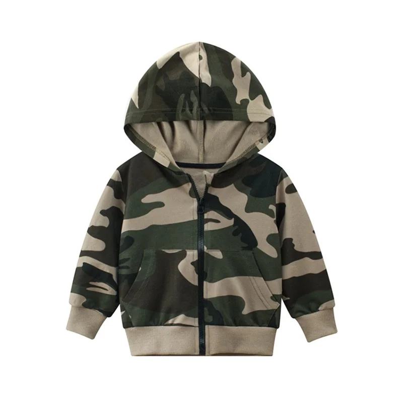 Boys Camouflage Jacket Spring Autumn Long Sleeve Hooded Zipper Coats Kids Children Outerwear Clothes
Boys Camouflage Jacket Spring Autumn Long Sleeve Hooded Zipper Coats Kids Children Outerwear Clothes