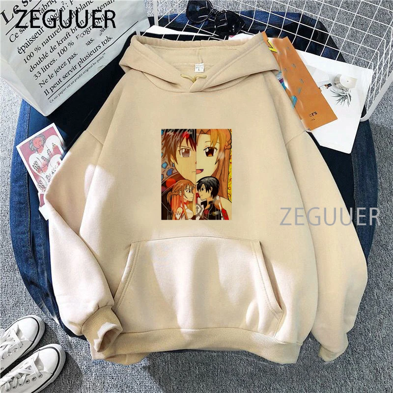 2021 Sword Art Online Hip Pop O-neck Sweatshirt Harajuku Cute Outwear High Quality Pullover Autumn Winter anime Printed Clothes
2021 Sword Art Online Hip Pop O-neck Sweatshirt Harajuku Cute Outwear High Quality Pullover Autumn Winter anime Printed Clothes