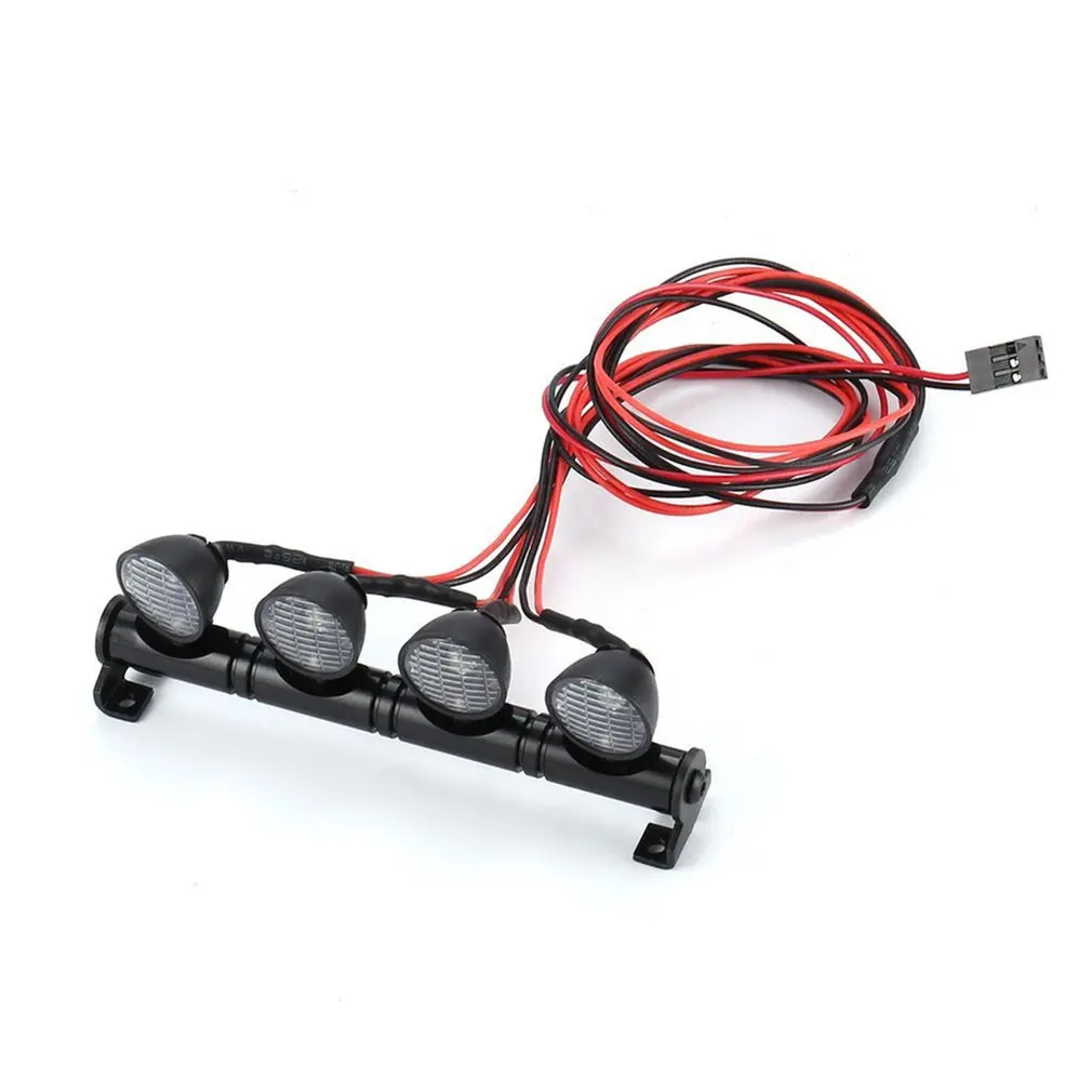 RC Crawler Roof Bright Lights Holder 4LED Light Bar for Traxxas Hsp Redcat RC Car Enduring Remote Control Toys Parts Components
RC Crawler Roof Bright Lights Holder 4LED Light Bar for Traxxas Hsp Redcat RC Car Enduring Remote Control Toys Parts Components