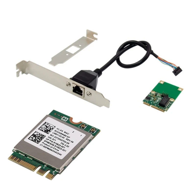 Адаптер Wi-Fi переменного тока для RTL8822BE NGFF M.2 802.11Ac 2,4G/5 ГГц и MiniPCIe Gigabit, один порт, Серверная сетевая карта
Адаптер Wi-Fi переменного тока для RTL8822BE NGFF M.2 802.11Ac 2,4G/5 ГГц и MiniPCIe Gigabit, один порт, Серверная сетевая карта