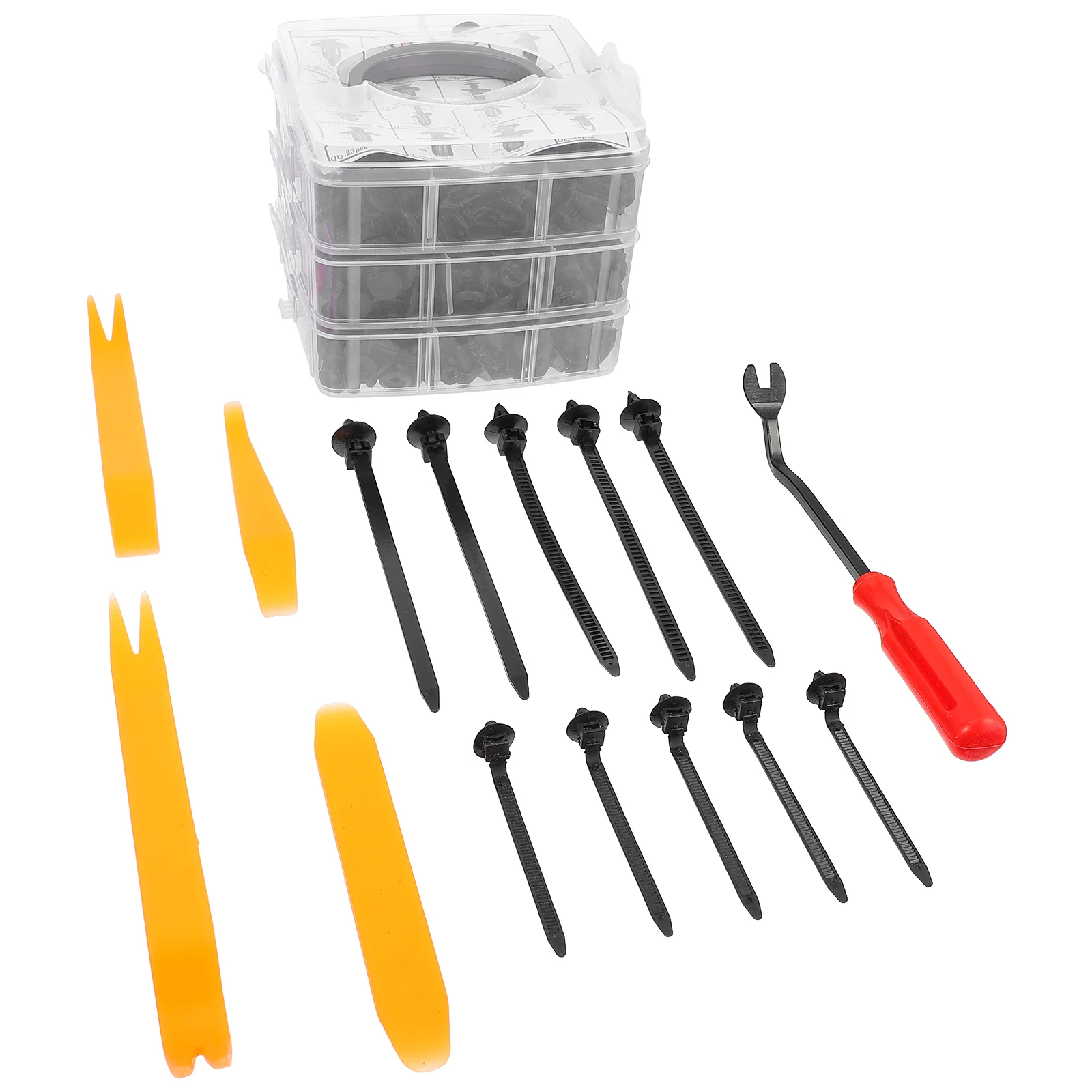 1 Set Car Retainer Clips Bumper Plastic Rivet Push Pin Set Auto Body Fasteners 
1 Set Car Retainer Clips Bumper Plastic Rivet Push Pin Set Auto Body Fasteners