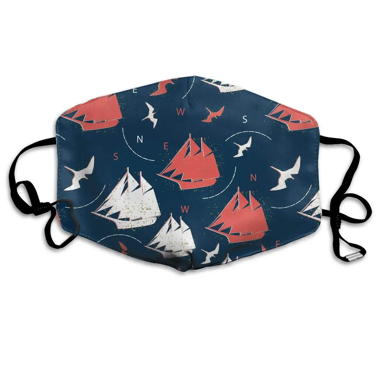 Ships And Marine Birds Washable Reusable Mask, Cotton Anti Dust Half Face Mouth Mask For Kids Teens Men Women With Adjustable
Ships And Marine Birds Washable Reusable Mask, Cotton Anti Dust Half Face Mouth Mask For Kids Teens Men Women With Adjustable