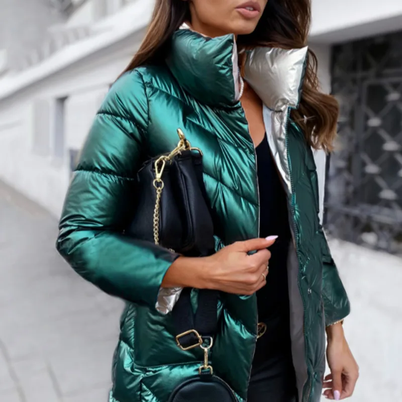 2021 Jacket Women Winter Warm Bread Parka Short Padded Casual Thick Stand-callor Oversized Cotton Coat Femme Parkas
2021 Jacket Women Winter Warm Bread Parka Short Padded Casual Thick Stand-callor Oversized Cotton Coat Femme Parkas
