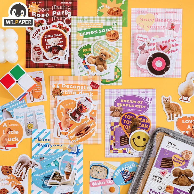 Mr.Paper 24Pcs/Bag 6 Designs Cute Diary Sticker Scrapbook Life Manual Series Creative Stationery Decoration Sticker
Mr.Paper 24Pcs/Bag 6 Designs Cute Diary Sticker Scrapbook Life Manual Series Creative Stationery Decoration Sticker