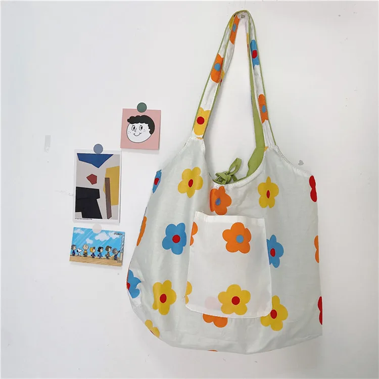 Fashion Flower Women Canvas Shoulder Bag Student Girls Large Capacity Handbags Ladies Shopping Bags Double-sided Casual Tote
Fashion Flower Women Canvas Shoulder Bag Student Girls Large Capacity Handbags Ladies Shopping Bags Double-sided Casual Tote
