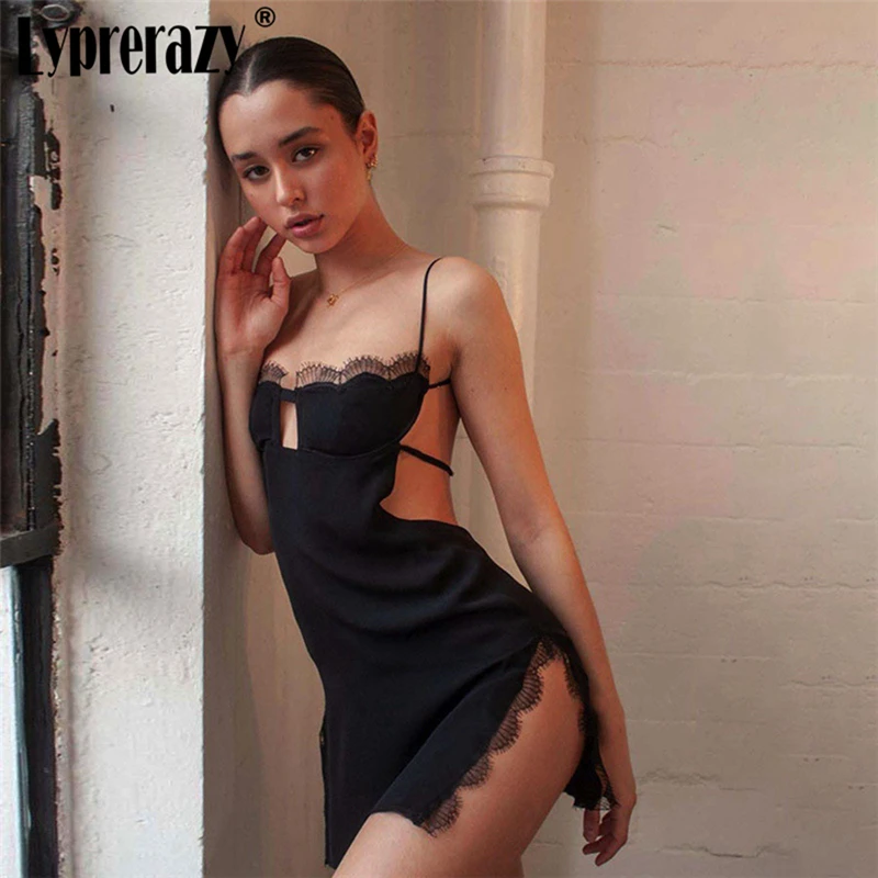 Lyprerazy Women Sexy Bodycon Party Dresses Backless Split Spaghetti Straps Clubwear Mini Dress Summer Slim Dress
Lyprerazy Women Sexy Bodycon Party Dresses Backless Split Spaghetti Straps Clubwear Mini Dress Summer Slim Dress