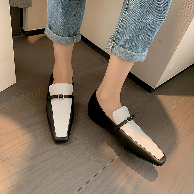 QZYERAI 2022 New Luxury Brand Fashion Pumps Genuine Leather Women's Shoes Fashion Ladies Shoes Low Heels Shoes
QZYERAI 2022 New Luxury Brand Fashion Pumps Genuine Leather Women's Shoes Fashion Ladies Shoes Low Heels Shoes