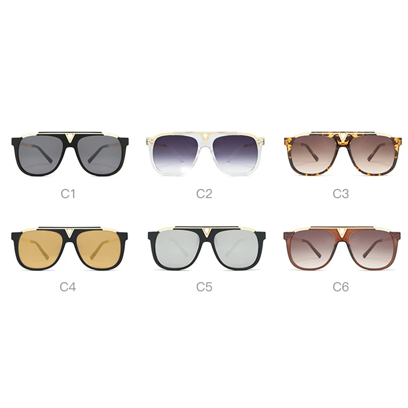 2020 New Fashion Brand Design Oversized Square Sunglasses Women Men Vintage Mirror Gradient Metal Frame Sun Glasses For Female
2020 New Fashion Brand Design Oversized Square Sunglasses Women Men Vintage Mirror Gradient Metal Frame Sun Glasses For Female