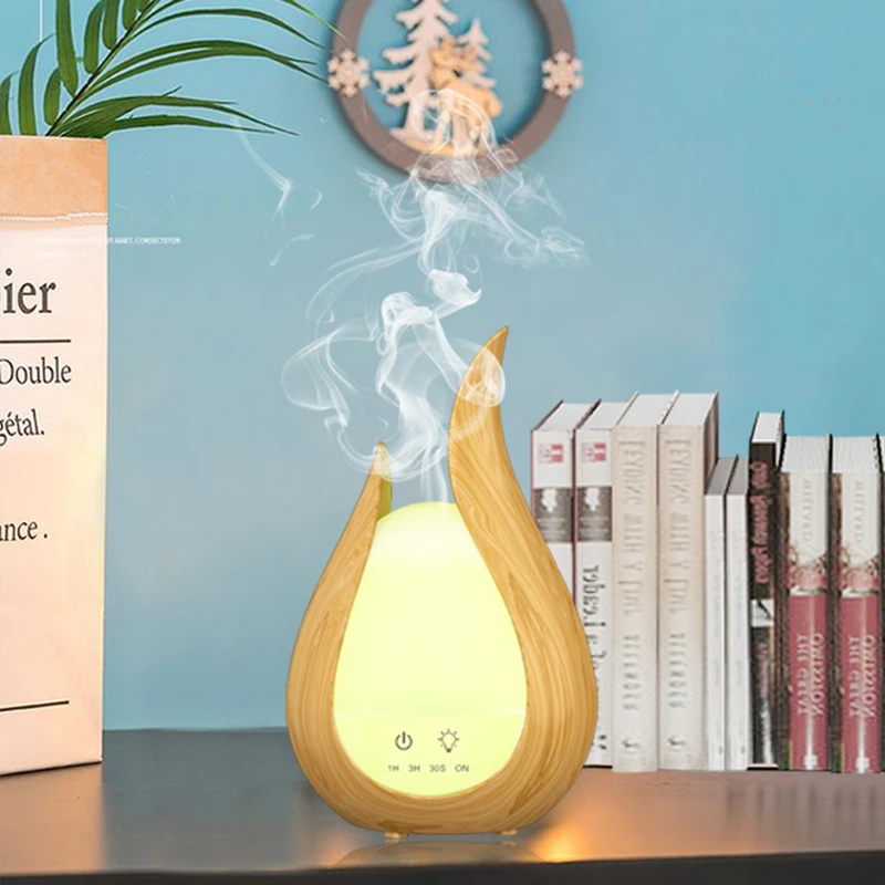 

200ml Air Humidifier Wood Marble Grain Aroma Essential Oil Diffuser Ultrasonic Aromatherapy Humidificador Electric Oil Difusor