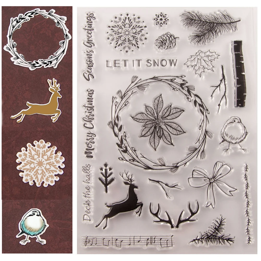 Christmas Deer Snowflake Metal Cutting Dies and Stamps for Scrapbooking DIY Crafts Embossing Paper Cards Making Stencils
Christmas Deer Snowflake Metal Cutting Dies and Stamps for Scrapbooking DIY Crafts Embossing Paper Cards Making Stencils
