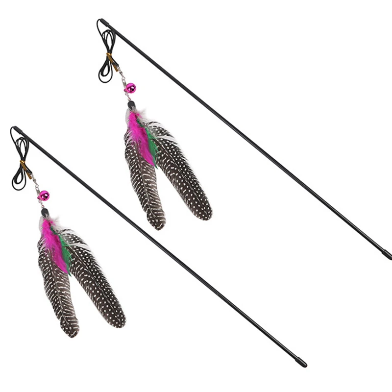 1Pc Funny Kitten Play Long Teaser Cute Cat Wand Interactive Fun Toy With Pet Feather For Cat Supplies
1Pc Funny Kitten Play Long Teaser Cute Cat Wand Interactive Fun Toy With Pet Feather For Cat Supplies
