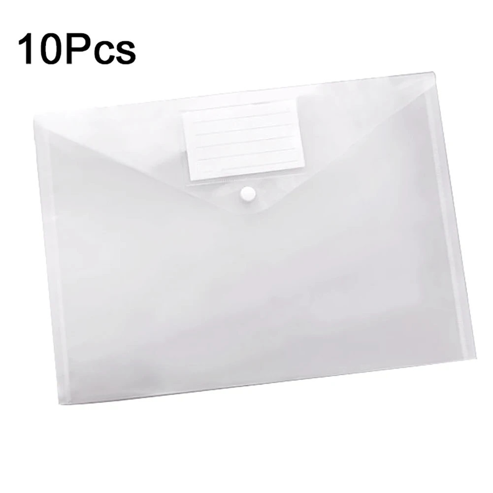 Office A4 File Bag Transparent Plastic Thicken Button Closure Folder Filing Products Stationery Pouch Office School Items
Office A4 File Bag Transparent Plastic Thicken Button Closure Folder Filing Products Stationery Pouch Office School Items