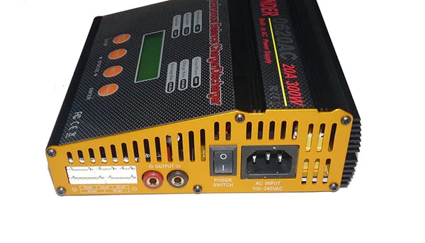 THUNDER 0620AC AC/DC Dual Input 300W/ 20A Compact Multi-function Battery Charger for RC Model 
THUNDER 0620AC AC/DC Dual Input 300W/ 20A Compact Multi-function Battery Charger for RC Model