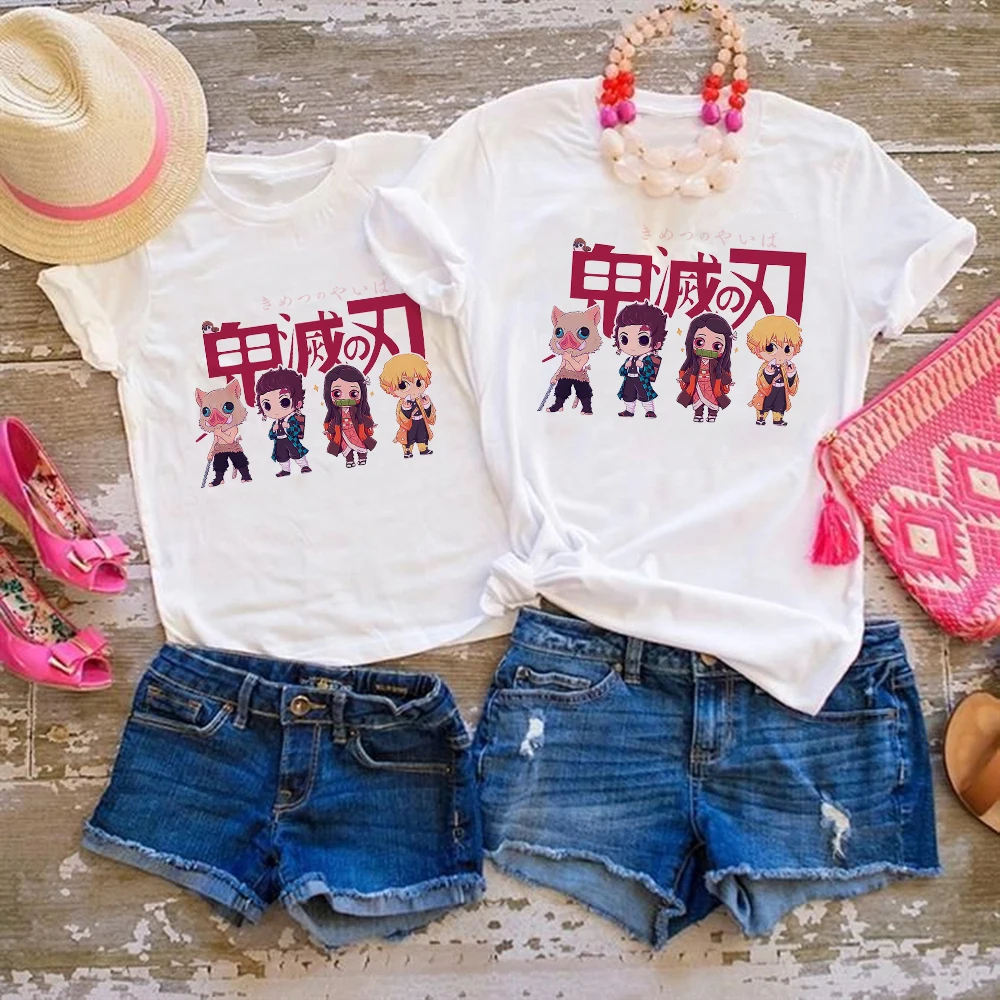Demon Slayer Passionate Cartoon Printed Shirt Family Look T Shirt Streetwear Hot Selling Modern Short Sleeve 2021 Summer Top
Demon Slayer Passionate Cartoon Printed Shirt Family Look T Shirt Streetwear Hot Selling Modern Short Sleeve 2021 Summer Top