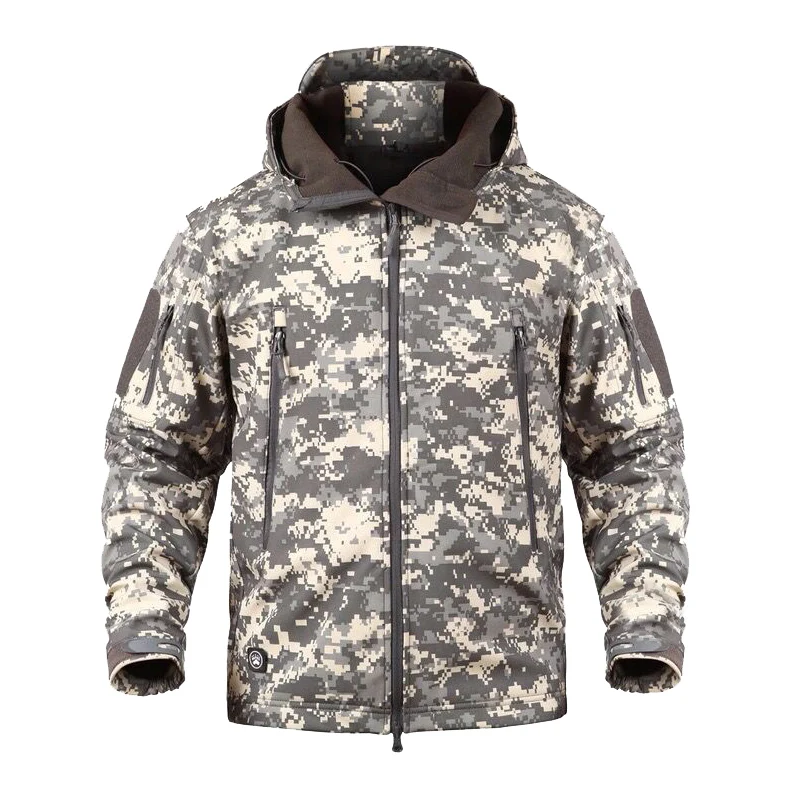 Four Seasons Men's Outdoor Windproof Waterproof Jacket Soft Shell Jacket Tactical Camouflage Jacket Fishing Hunting Clothes
Four Seasons Men's Outdoor Windproof Waterproof Jacket Soft Shell Jacket Tactical Camouflage Jacket Fishing Hunting Clothes