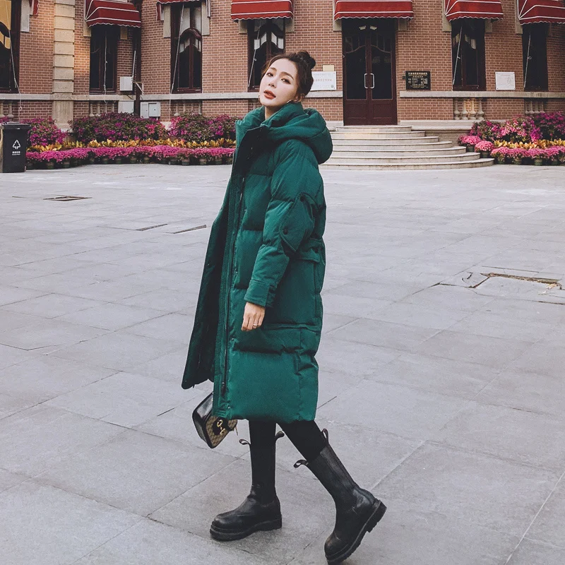 Oversize Winter Jacket Women Clothing Outerwear Loose Warm Thicken Winter Coat Women Parkas Hooded Long Female Coat Padded K961 
Oversize Winter Jacket Women Clothing Outerwear Loose Warm Thicken Winter Coat Women Parkas Hooded Long Female Coat Padded K961